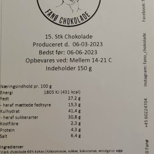 Fyldt chokolade æske